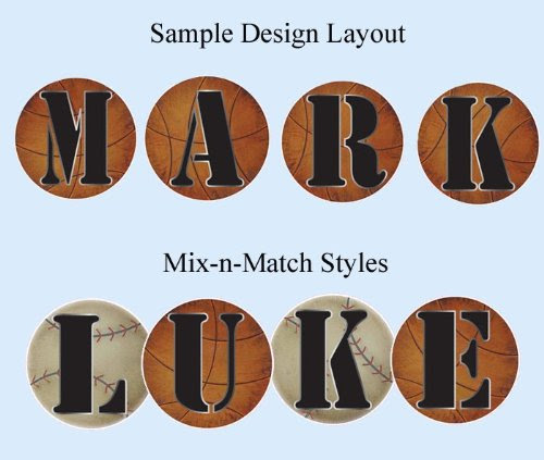 Baby Room Decorations Letters Photograph | Letter Name Wall