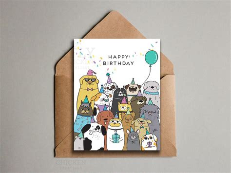  happy birthday from all of us greeting card printable etsy