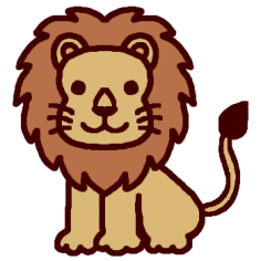 コンプリート 動物 イラスト らいおん ただの動物の画像
