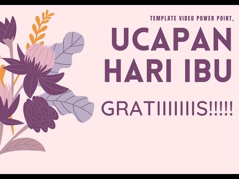 Video Template Power Point Free Spesial Hari Ibu 22 Desember 2020