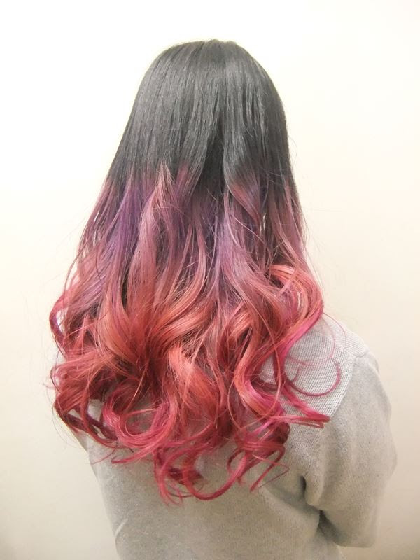 パープル ピンクのグラデーションカラー ブラウングラデーションカラー News And Blog 名古屋 栄 伏見 Salon Pratino プラチノ 特殊ヘアも実現可能な技術を持った美容室