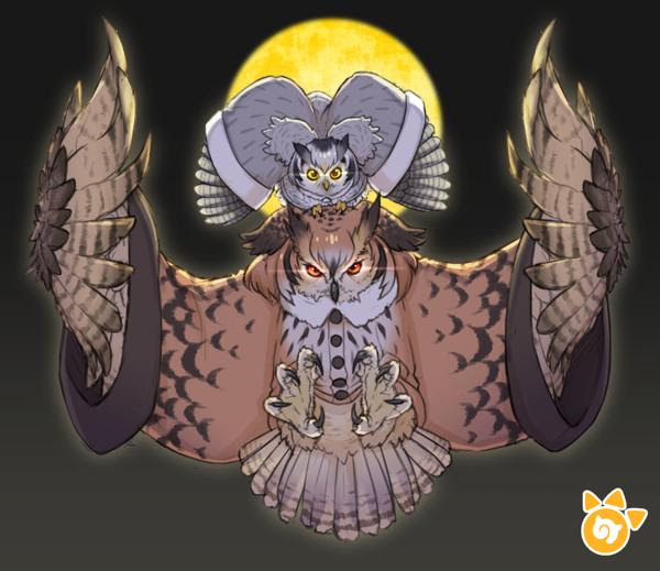かっこいいとでも フクロウへのボケ ボケて Bokete