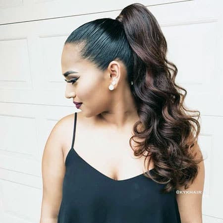 Classy Chic Ponytail Hairstyles For Black Hair Vie Beauty Noire