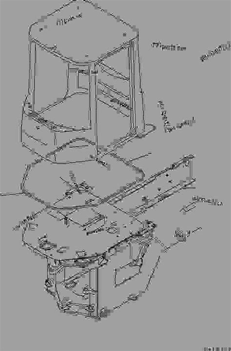 OPERATOR'S CAB (SEAL) - Wheel Loader Komatsu WA470-3