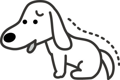 犬のイラスト 無料イラストフリー素材