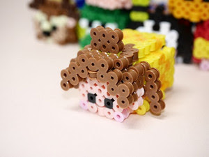 3d Perlerbeads アイロンビーズ Disneytumtum ディズニーツムツム ベル 3dperlerbeadsお手軽頑固な立体 アイロンビーズ
