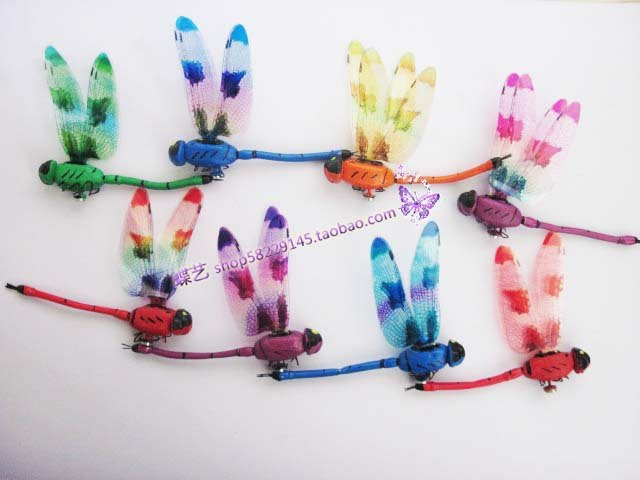 8pcs 3D Wall Sticker Dragonfly Home Decor Art Decorations ...