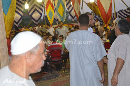 جانب من حفل إفطار محمد صلاح -اليوم السابع -6 -2015