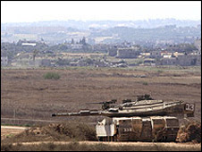 تانک اسرائیلی در غزه