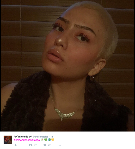 Women are taking the #BaldAndBadChallenge on Twitter to proudly show off their short haircuts.