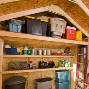 Yardline Burlington 12' x 8' Storage Shed w/Floor Overhead Storage ...