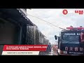14 Toko dan Lapak di Pasar Senggol Kubu Raya Kebakaran