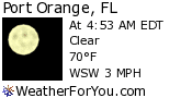 Latest Port Orange, Florida, weather