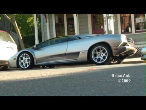lamborghini on the street
