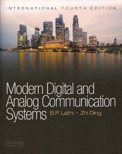 Modern Digital And Analog Communication Systems, by B.P. Lathi Zhi Ding