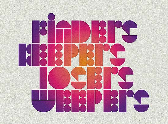 70 Remarkable Examples Of Typography Design