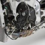 In addition to being narrow, Honda’s 90-degree V-Four uses only three main journals instead of an inline’s five, requires no balancer, has fewer pumping losses and puts out the power-pulse characteristics rear tires prefer.
