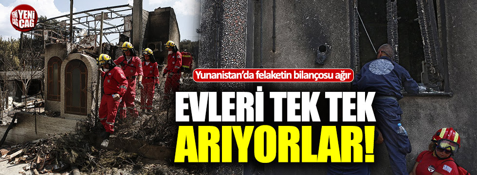 Yunanistan'daki yangın faciasında bilanço ağırlaşıyor