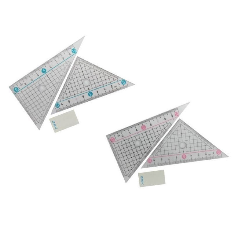 小学生 三角定規 ２枚入 公式 Daiso ダイソー ネットストア