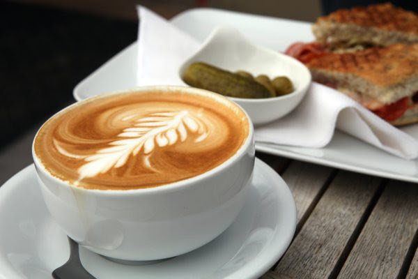 latte art, caffe rosso