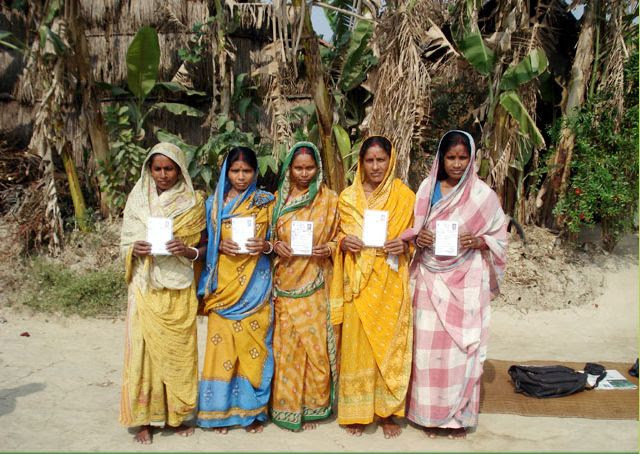 Self help group members.