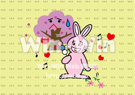 花より団子 W 0910 の無料cg イラスト素材