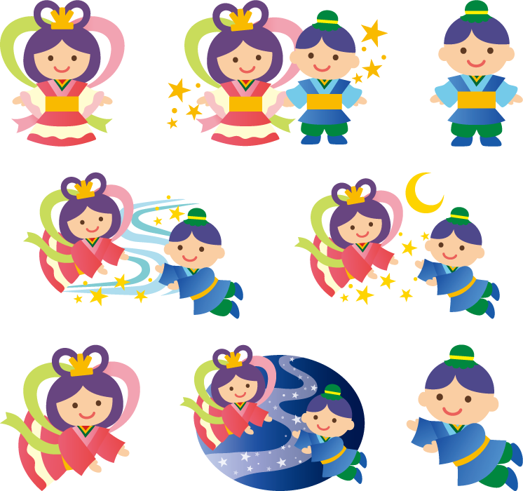 ロイヤリティフリー 彦星 イラスト