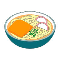 きつねうどんのイラストで考えるオブジェクトの作り方 Illustratorの使い方