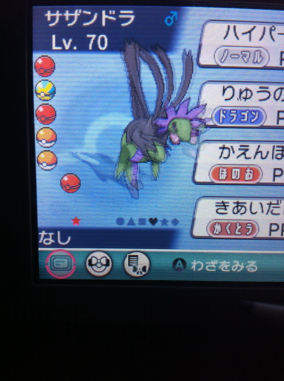 色違いに釘付け サザンドラ