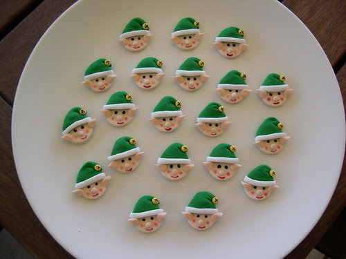 toppers queque - z - elf cabeças