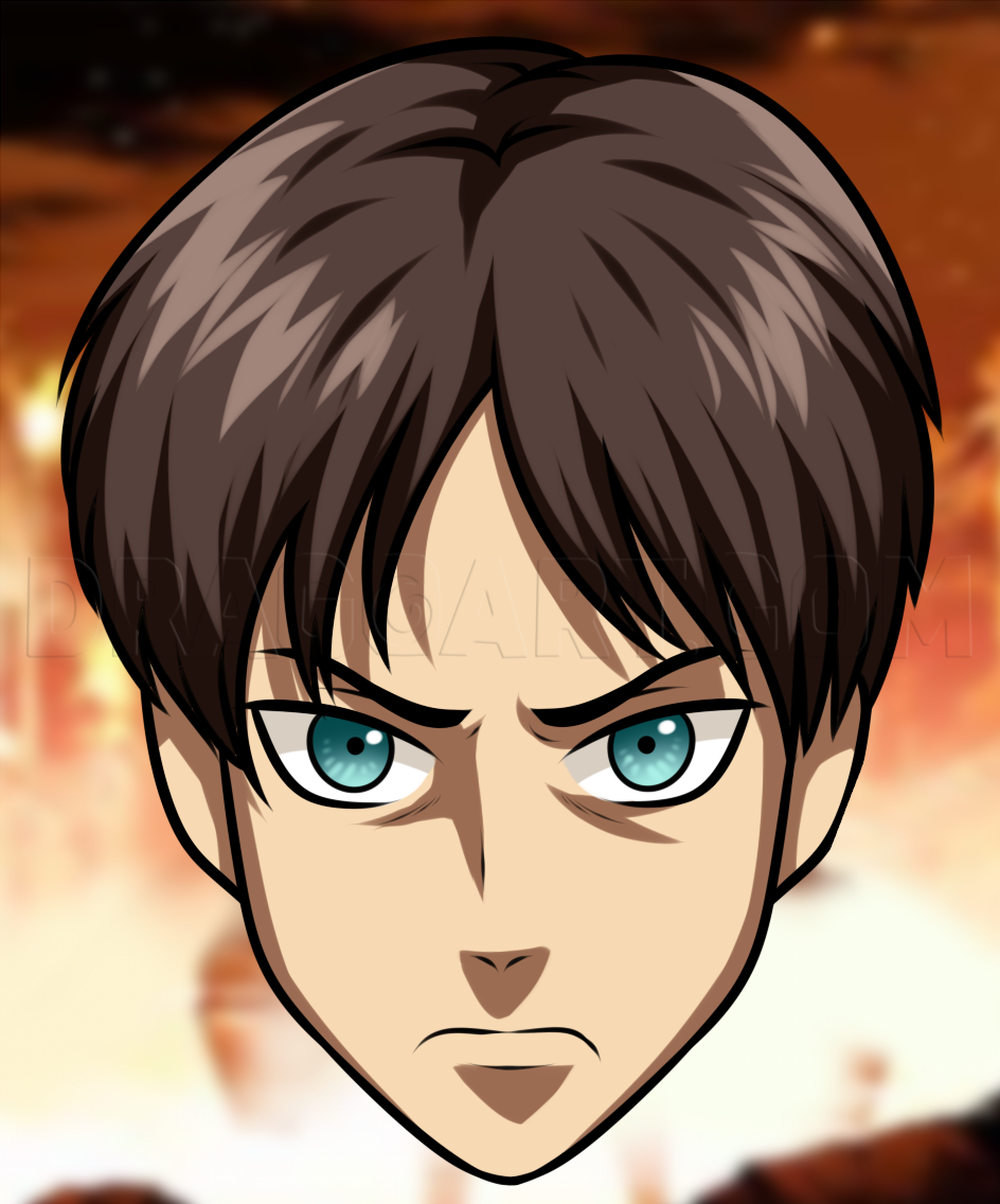 How to Draw Eren Easy, Step by Step, Anime Characters 