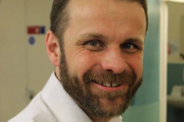 Dr Chris Wells who carried out the transplant at North Tees Hospital