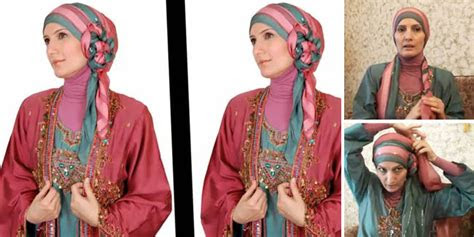 tutorial hijab pesta praktis  elegan beauty  style
