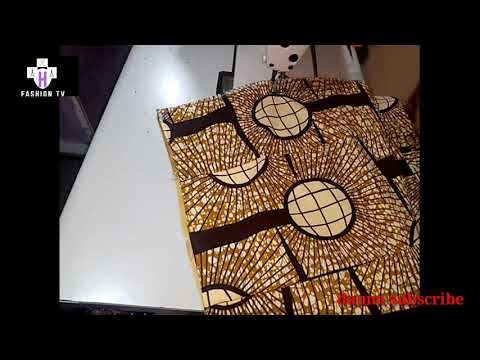 Yanda ake dinka wrapper skirt 7 pieces ( how to sew a 7 pieces wrap skirt)
