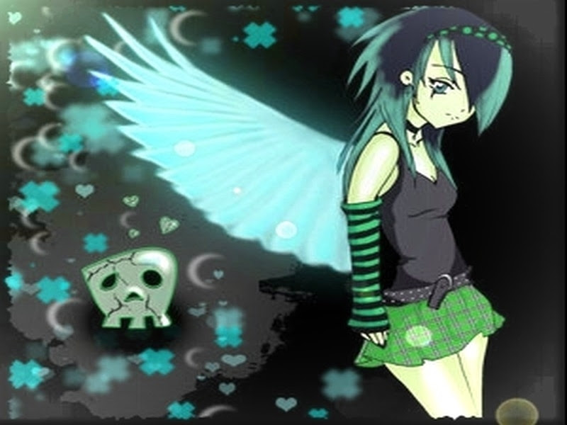 emo anime boy angel. Angel