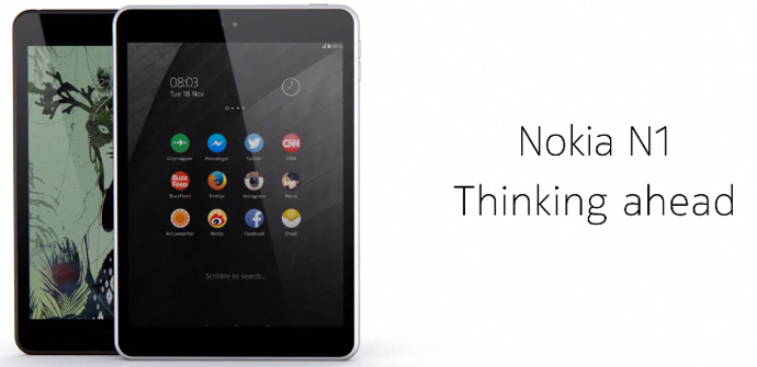 Nokia N1, la marca vuelve con un tablet con Android 5.0 Lollipop