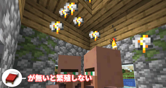 最新版 マイクラで村人を増やす方法と増殖装置の作り方 マイクラモール