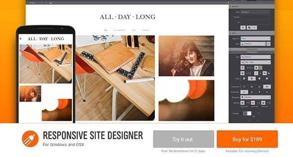 Responsive Site Designer Editing Apps For Windows