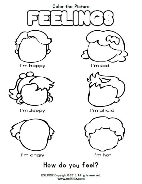  feeling workbook for kids feelingsemotions worksheet free esl