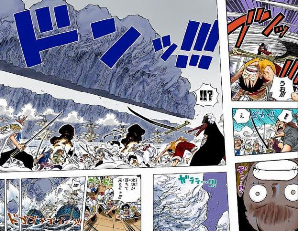 鷹の目のミホーク ルフィ斬り刻んでやろっｗｗｗふんっ 氷山 スパッ ミホーク 海賊王に俺はなる ルフィの冒険 One Piece