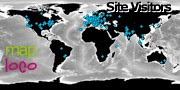 Locations of Site Visitors