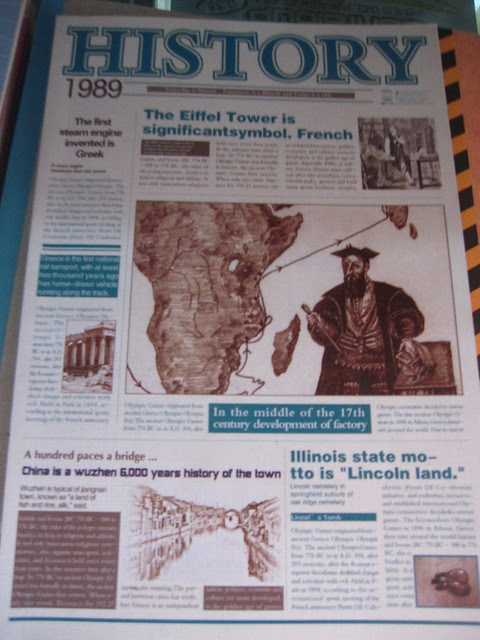 HISTORY 1989.  The Eiffel Tower is significantsymbol.  French