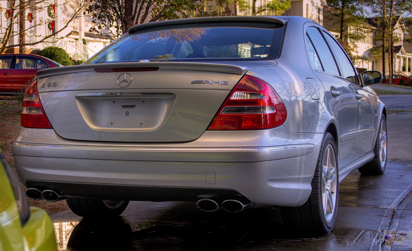 2004 E55 with an E63 front
