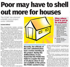 PCMC may not be able to provide houses at concessional rates