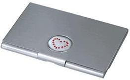 New - Diligence Stainless Steel Business Card Case - V624B