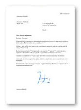 Modèle et exemple de lettre de motivation : Danseur