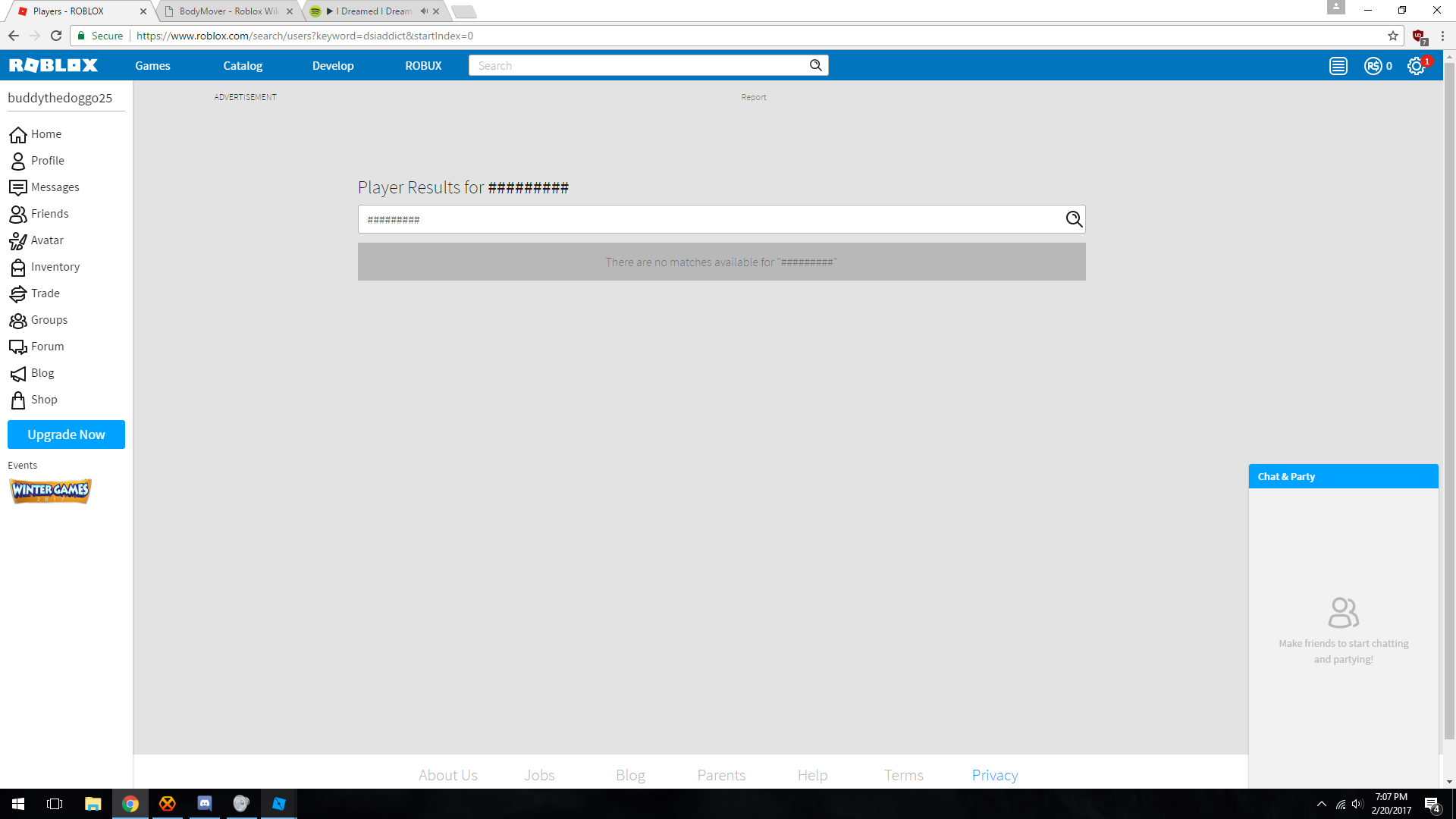 Lol Even Username Searches Are Being Censored Roblox - welcome to reddit