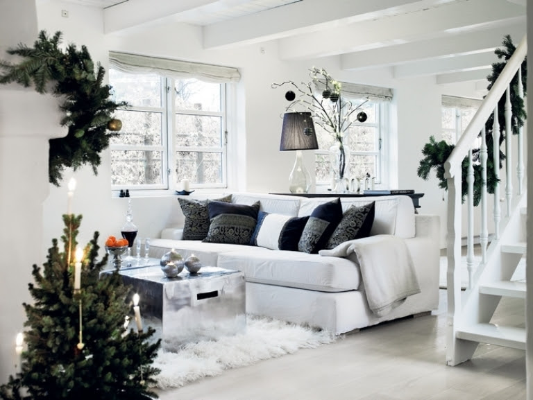 Stylish Black, Grey And White Minimalist House In Denmark