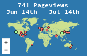 Locations of visitors to this page