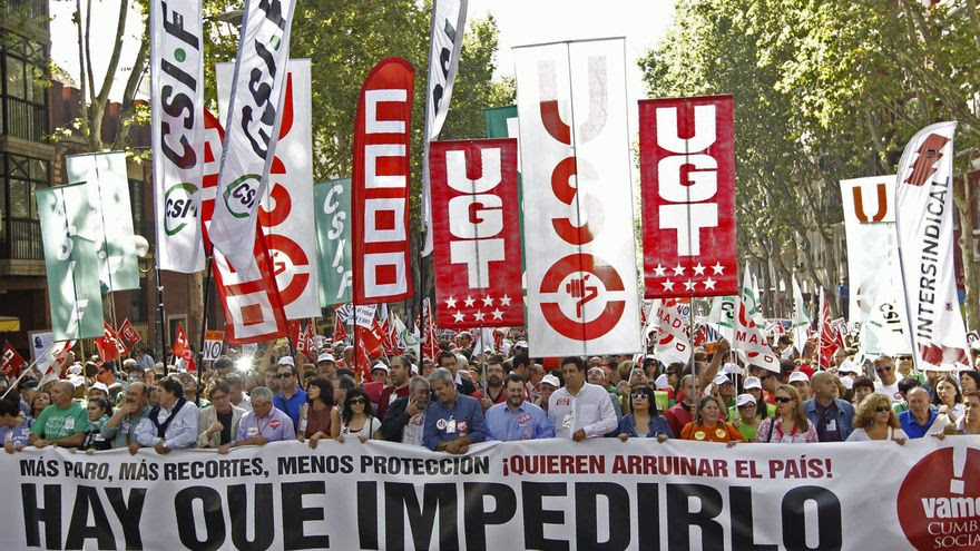 Los líderes de UE se reúnen con los sindicatos tras la convocatoria de la jornada de acción